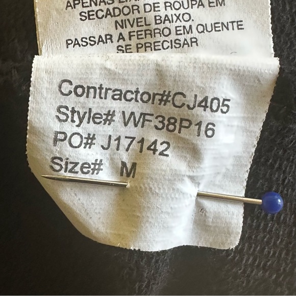 CLAVIN KLEIN JEANS Women's Black Button Front Pleated Jacket Size Medium - Picture 9 of 12